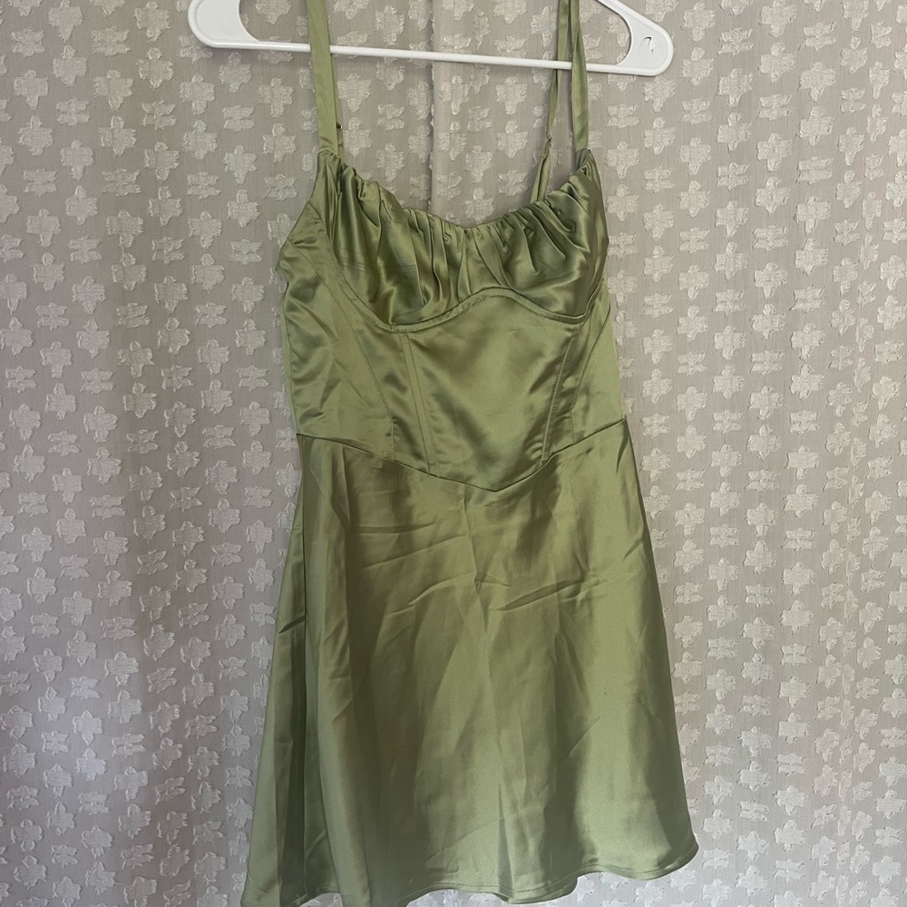 Princess Polly Olive Green Mini Dress